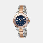 Strand Round Blue Analog watch