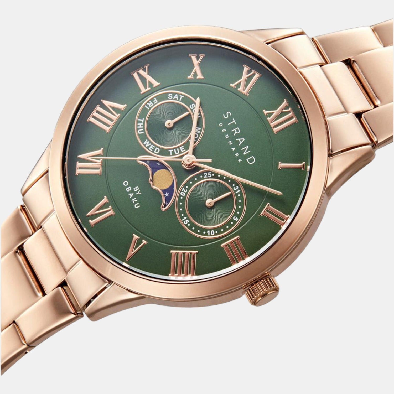 Strand Stainless Steel Round watch