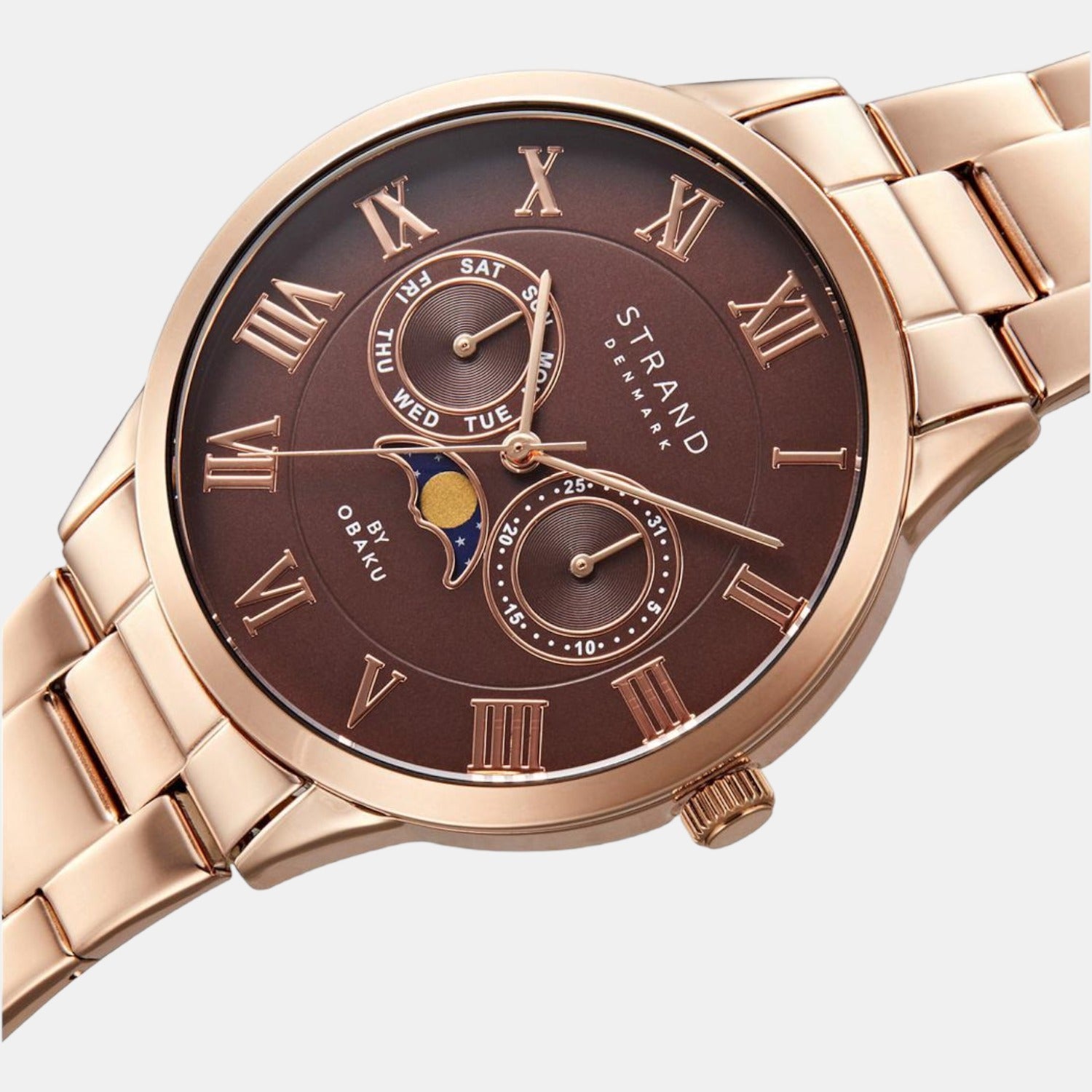 Strand Stainless Steel Round watch