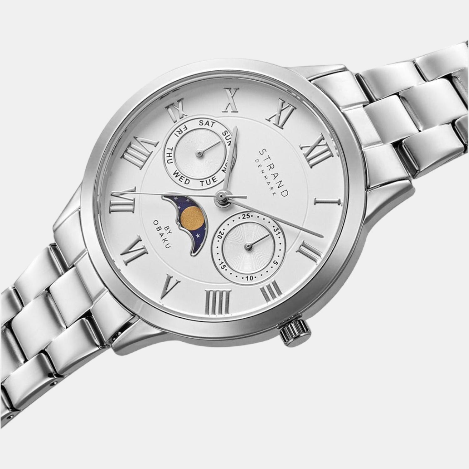 Strand Stainless Steel Round watch