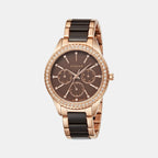 Strand Round Brown Analog watch