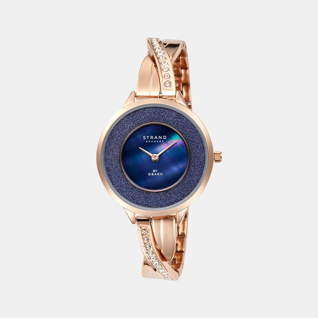 Strand Round Two Tone Analog watch