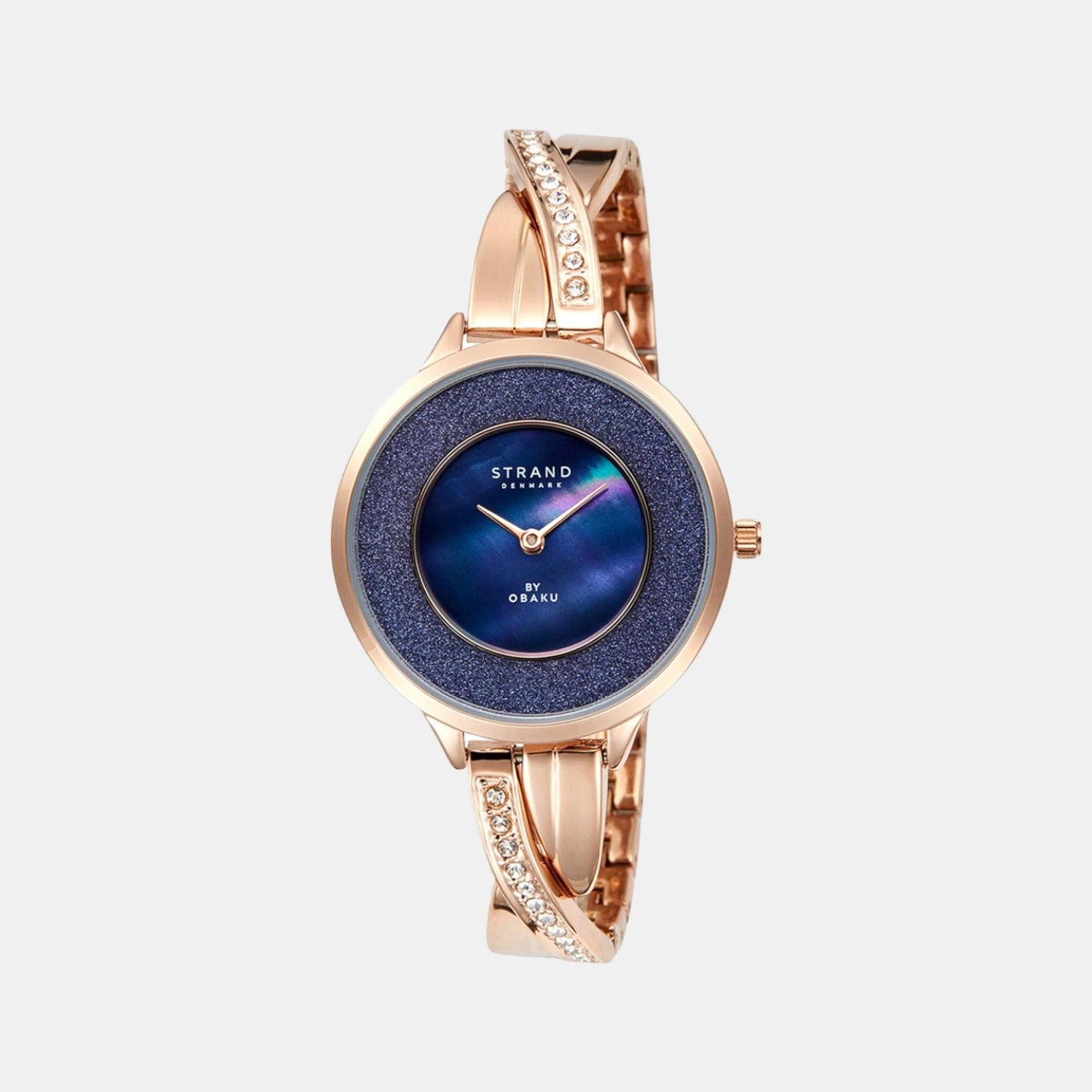Strand Round Two Tone Analog watch