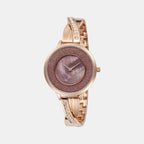 Strand Round Rose Gold Analog watch