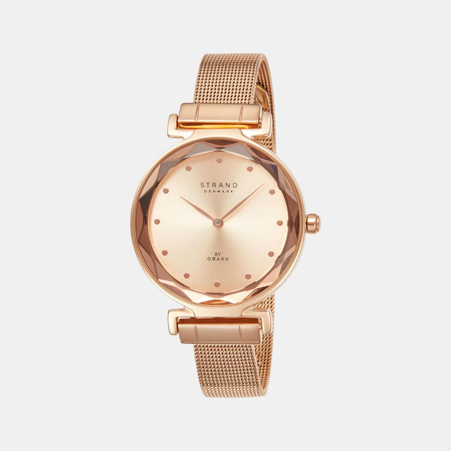 Strand Oval Rose Gold Analog watch