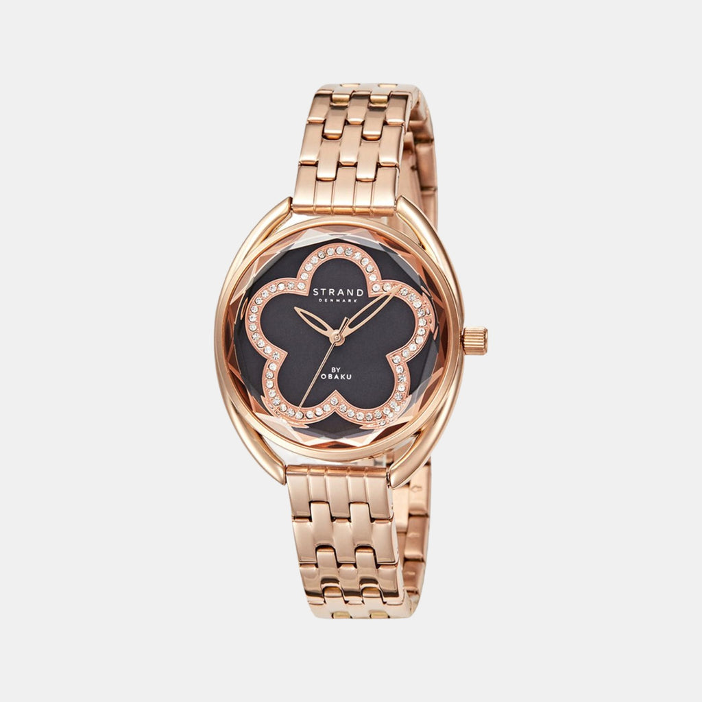 Strand Oval Black Analog watch