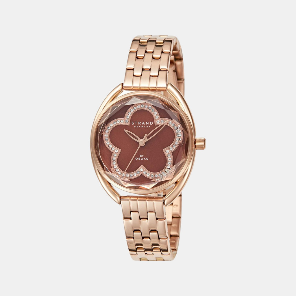 Strand Oval Brown Analog watch