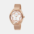 Strand Round White Analog watch