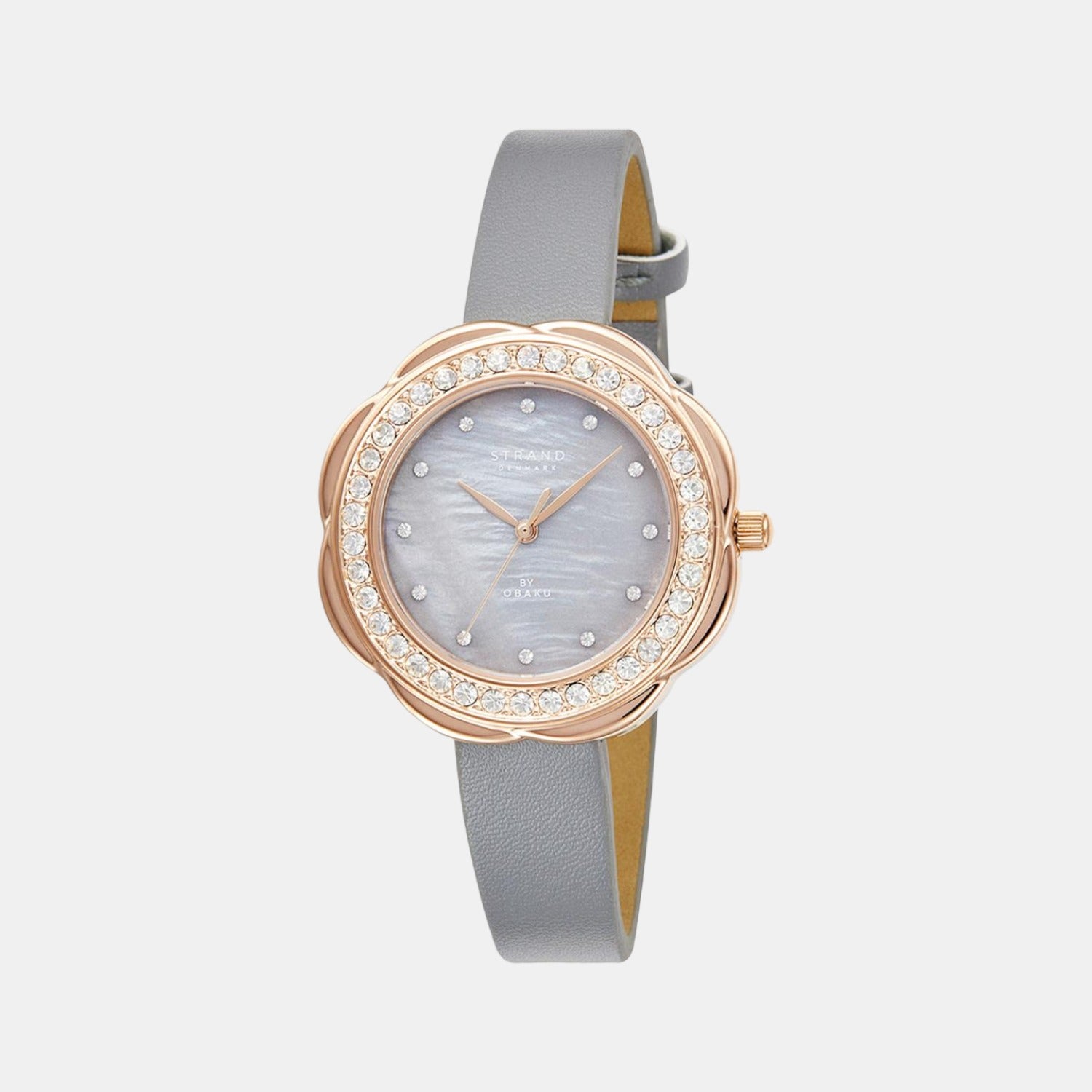 Strand Round Mother Of Pearl Analog watch