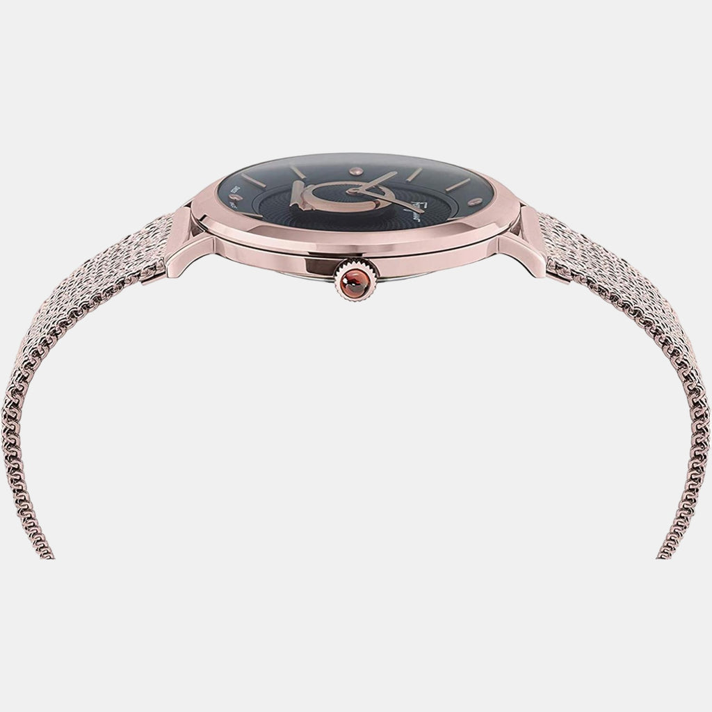 Ferragamo Women Round Black watch