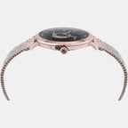 Ferragamo Women Round Black watch