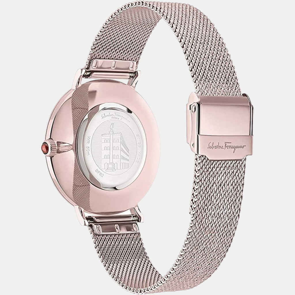 Ferragamo Brass Round watch