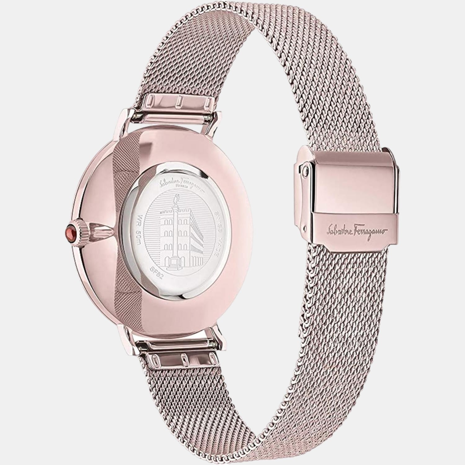 Ferragamo Brass Round watch
