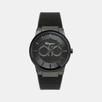 Ferragamo Round Black Analog watch
