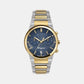 Male Blue Analog Stainless Steel Watch SFME00521