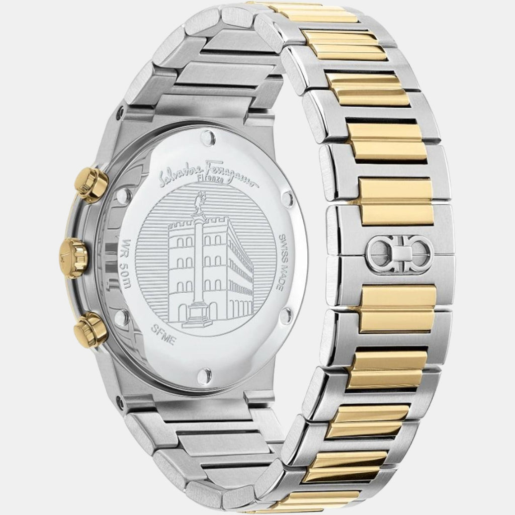 Ferragamo Men Round Blue watch