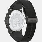 Ferragamo Men Round Black watch