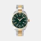 Ferragamo Round Green Analog watch