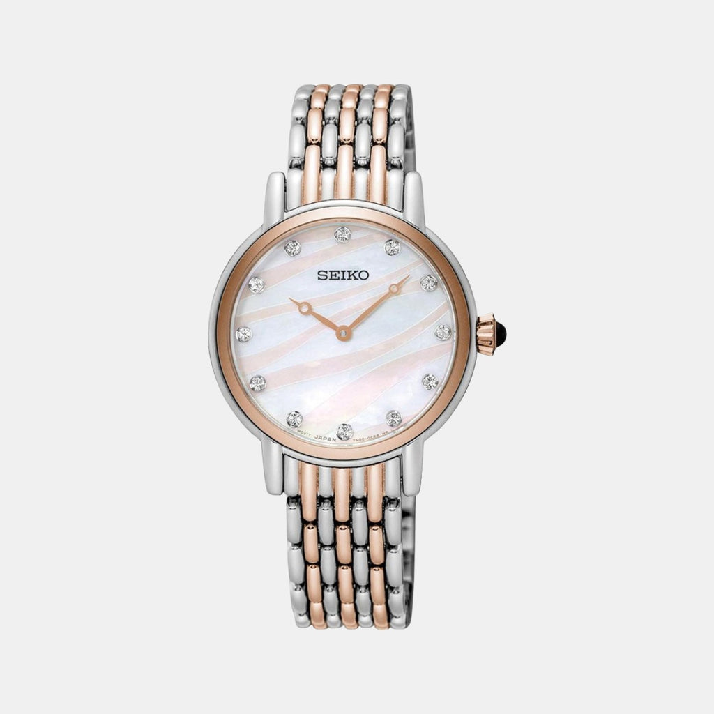 Seiko Round Two Tone Analog watch