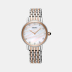 Seiko Round Two Tone Analog watch