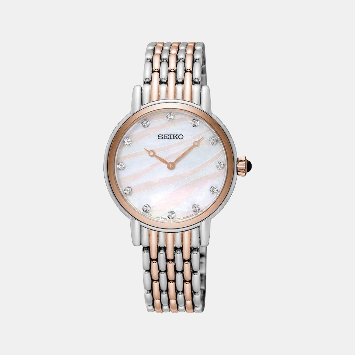 Seiko Round Two Tone Analog watch