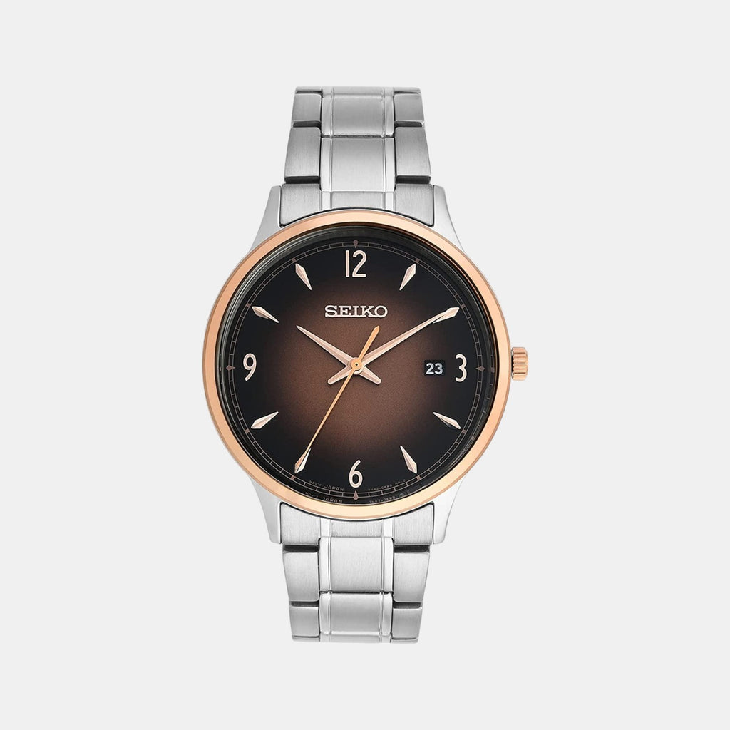 Seiko Round Brown Analog watch