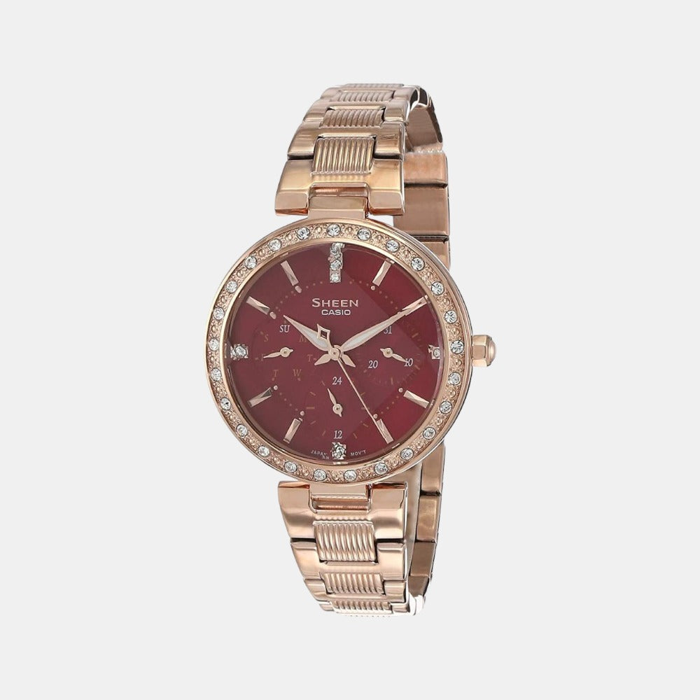 Sheen Female Analog Stainless Steel Watch SH212
