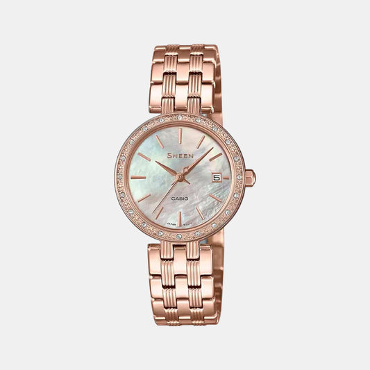 Sheen Female Analog Stainless Steel Watch SH225