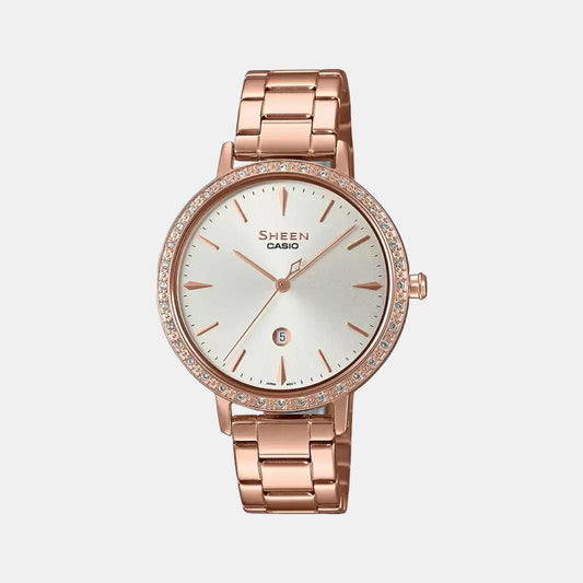 Sheen Female Analog Stainless Steel Watch SH231