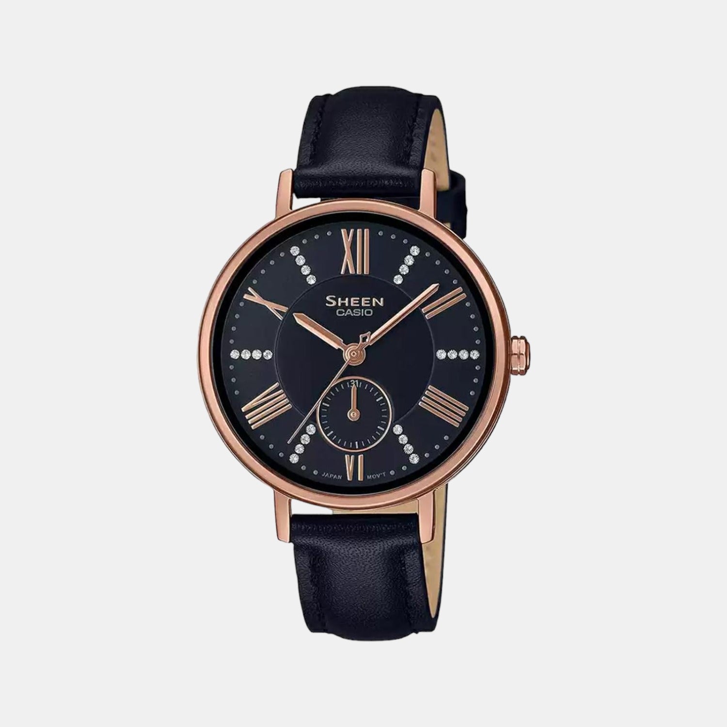 Sheen Female Chronograph Leather Watch SH237