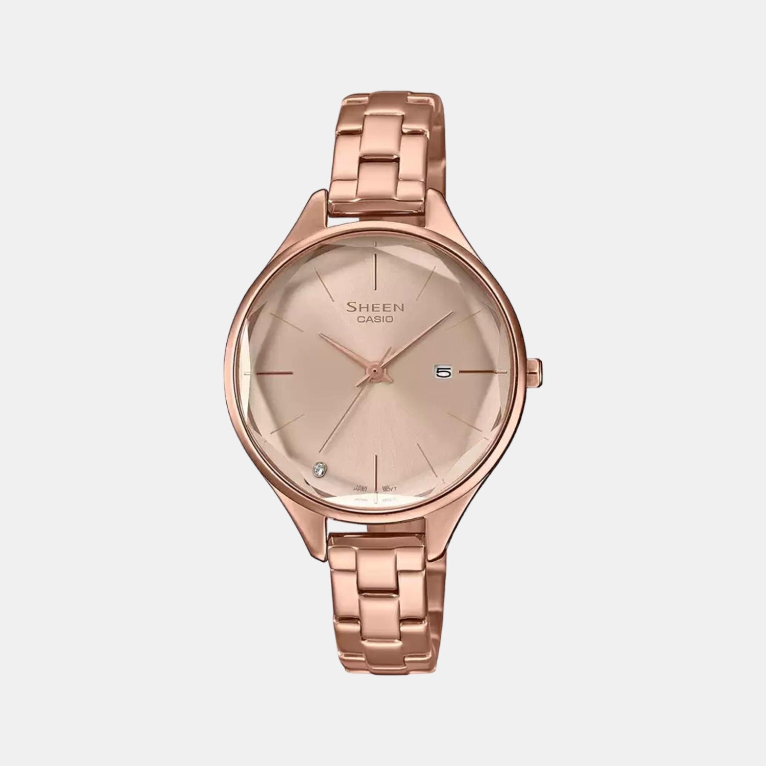 Casio sheen store rose gold price