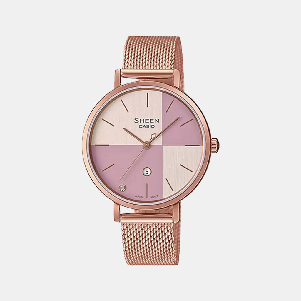 Sheen Female Analog Stainless Steel Watch SH254