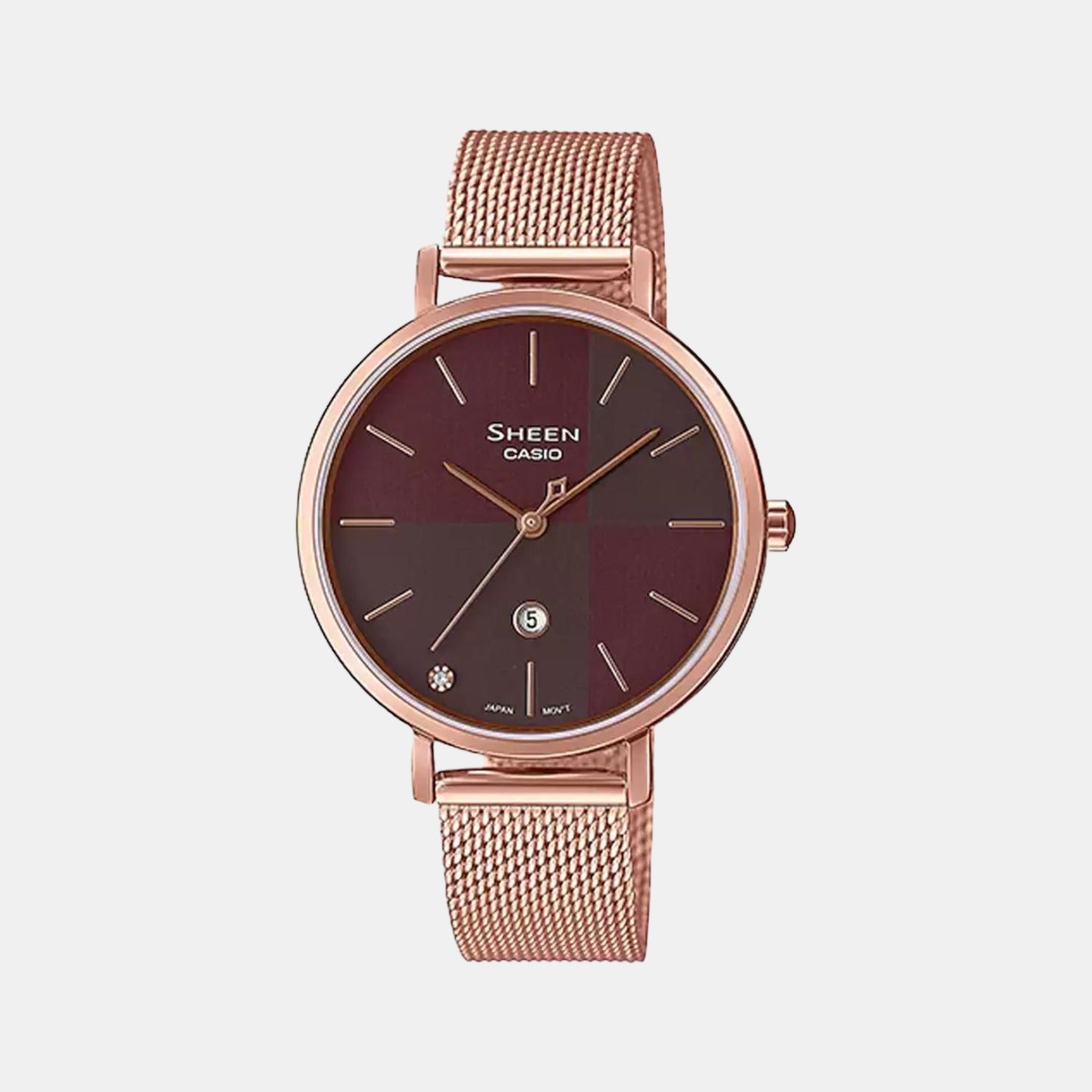 Sheen Female Analog Stainless Steel Watch SH255