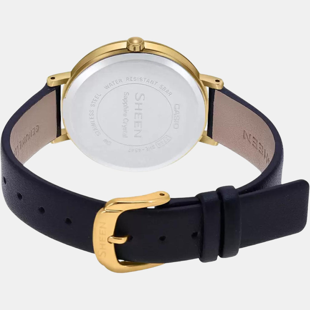 casio-stainless-steel-green-analog-womens-watch-watch-sh257