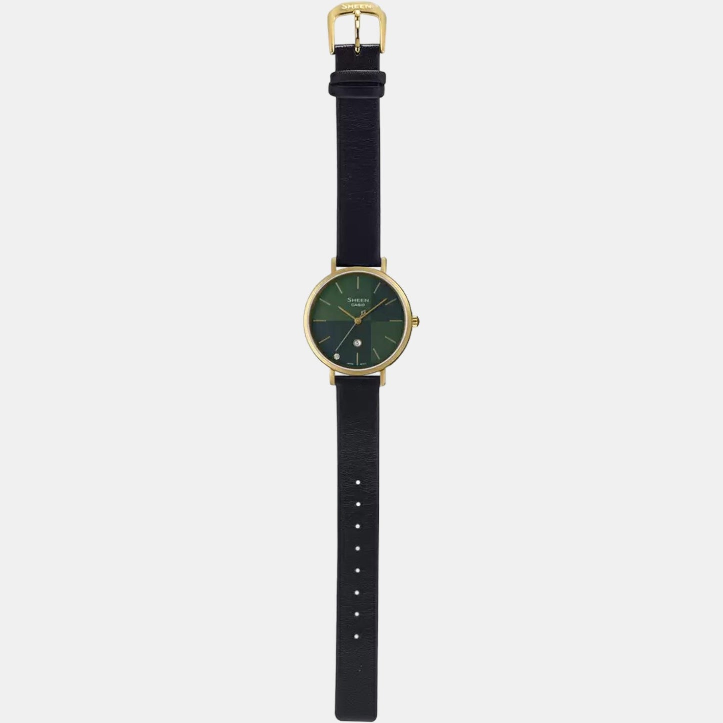 casio-stainless-steel-green-analog-womens-watch-watch-sh257