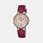 Sheen Female Analog Leather Watch SH260