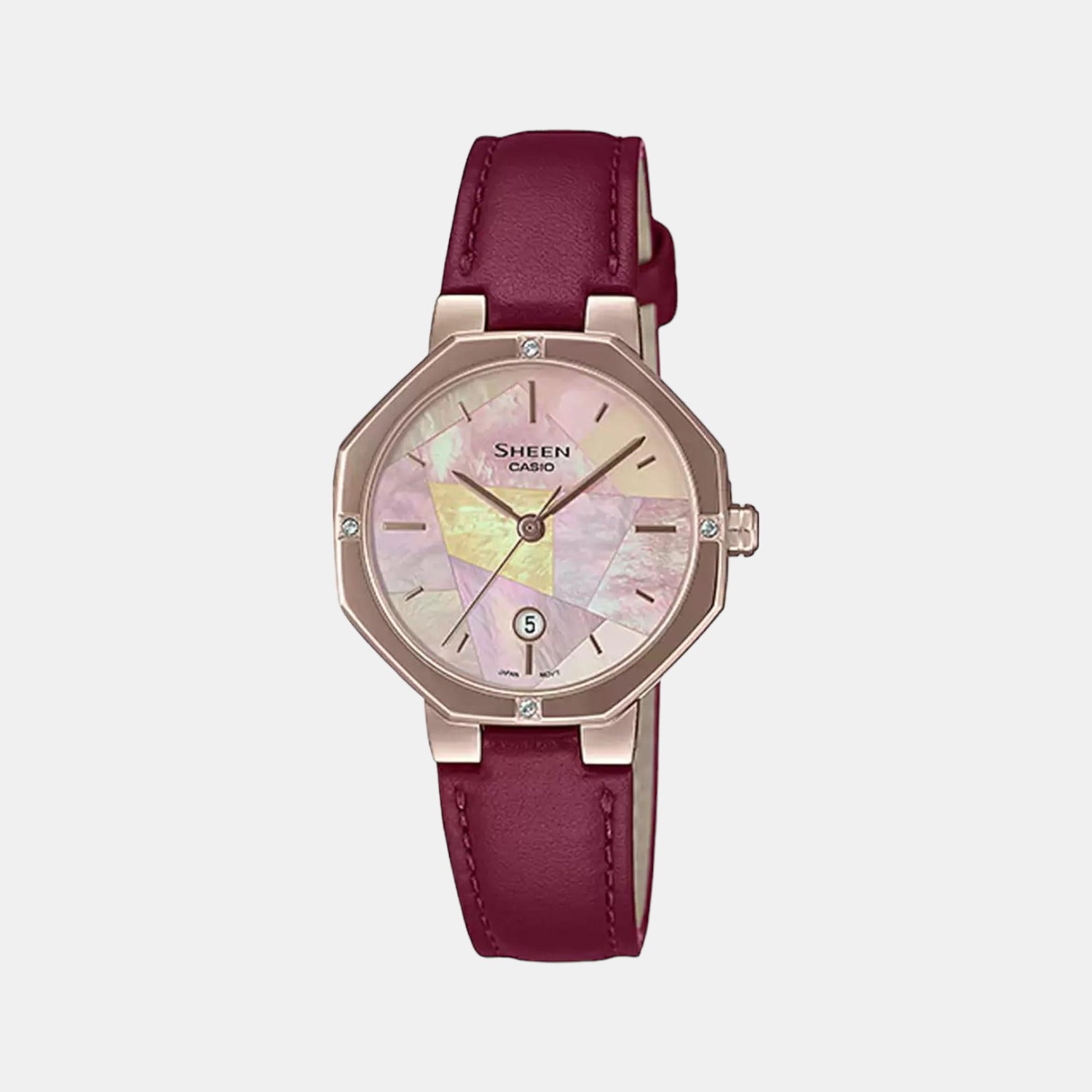 Sheen Female Analog Leather Watch SH260
