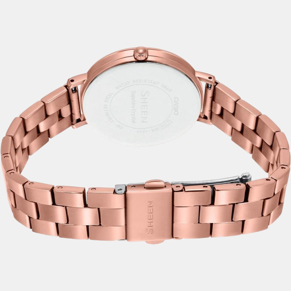 casio-ion-plated-pink-analog-womens-watch-watch-sh269