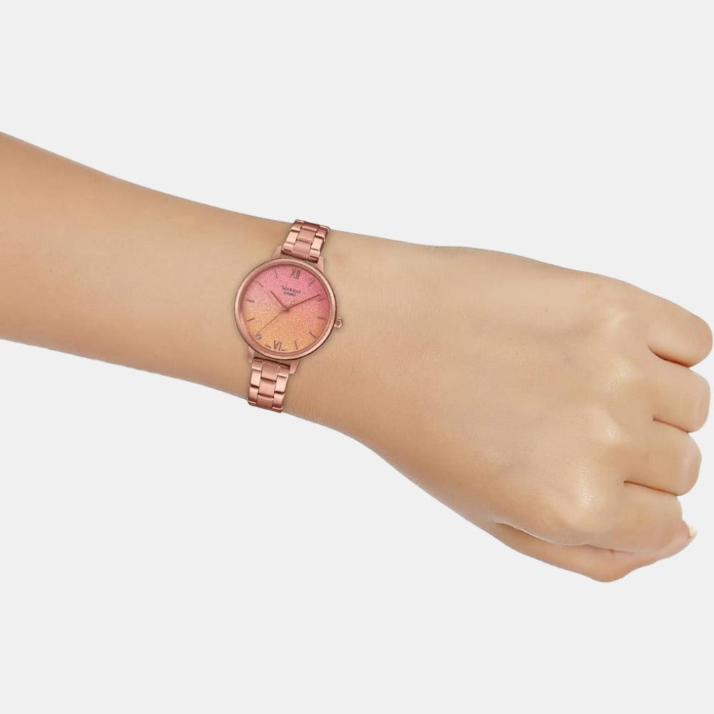casio-ion-plated-pink-analog-womens-watch-watch-sh269