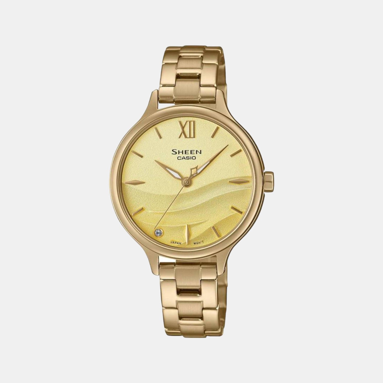 Casio gold hotsell watch womens price