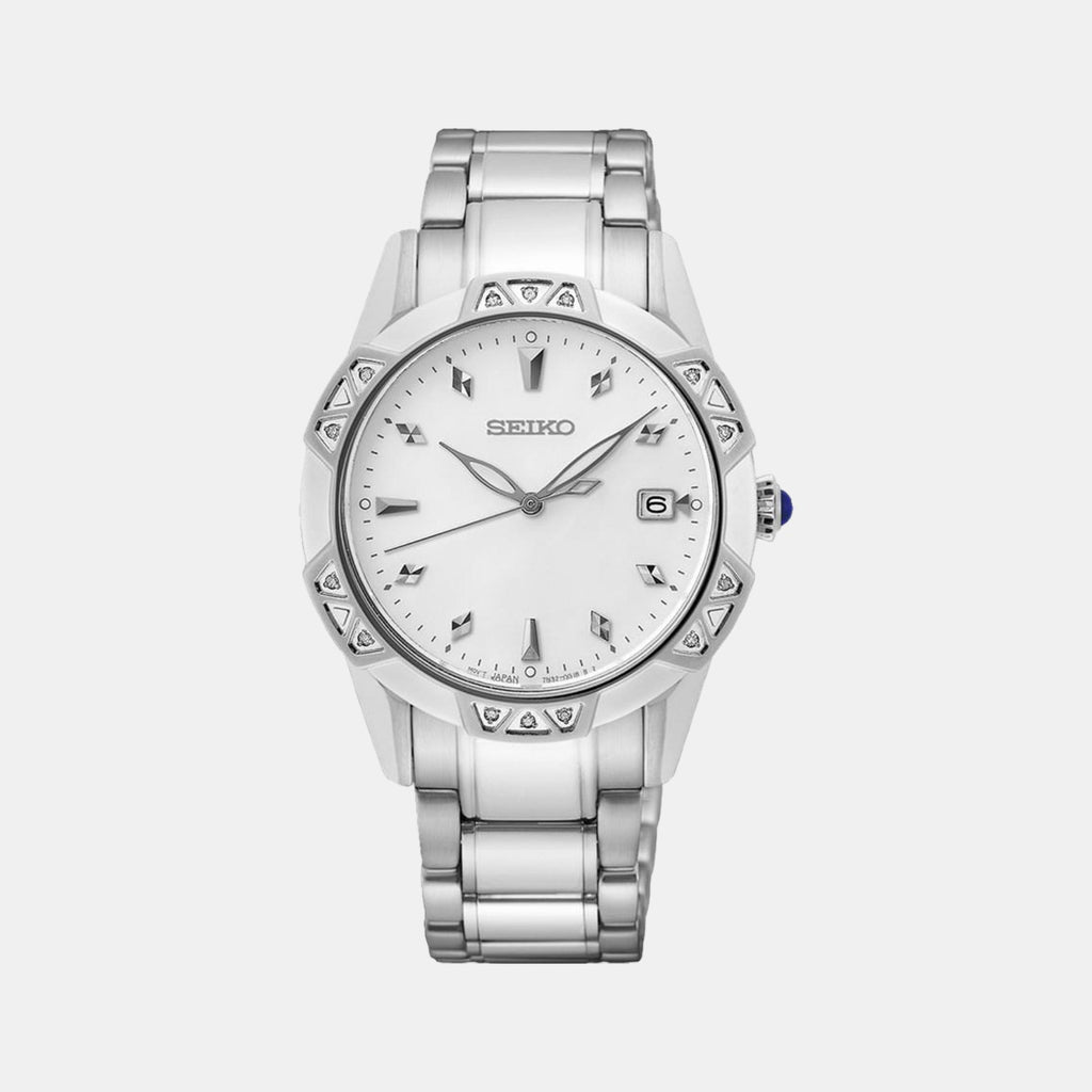 Seiko Round White Analog watch