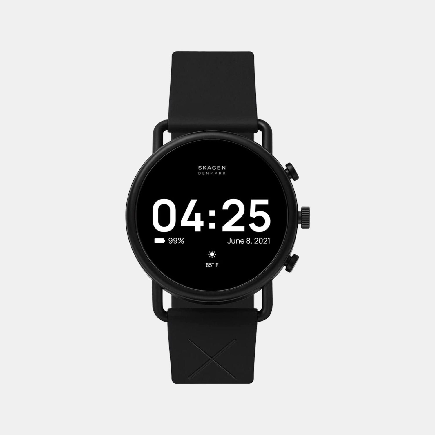 Skagen Round Black Digital watch