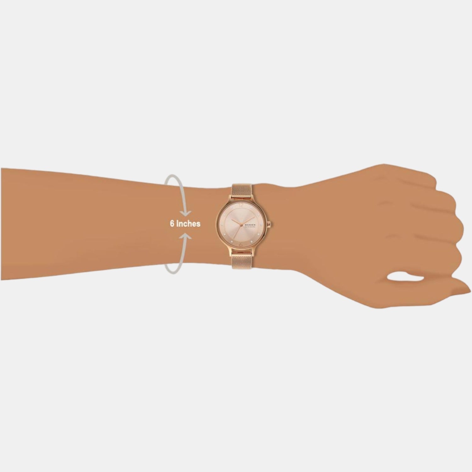 Skagen rose gold online watch ladies