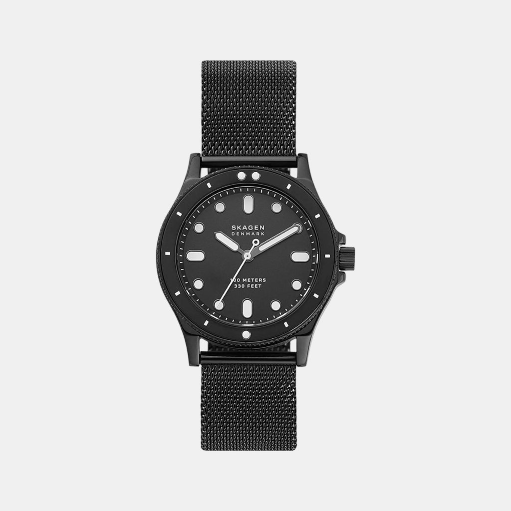 Skagen Round Black Analog watch