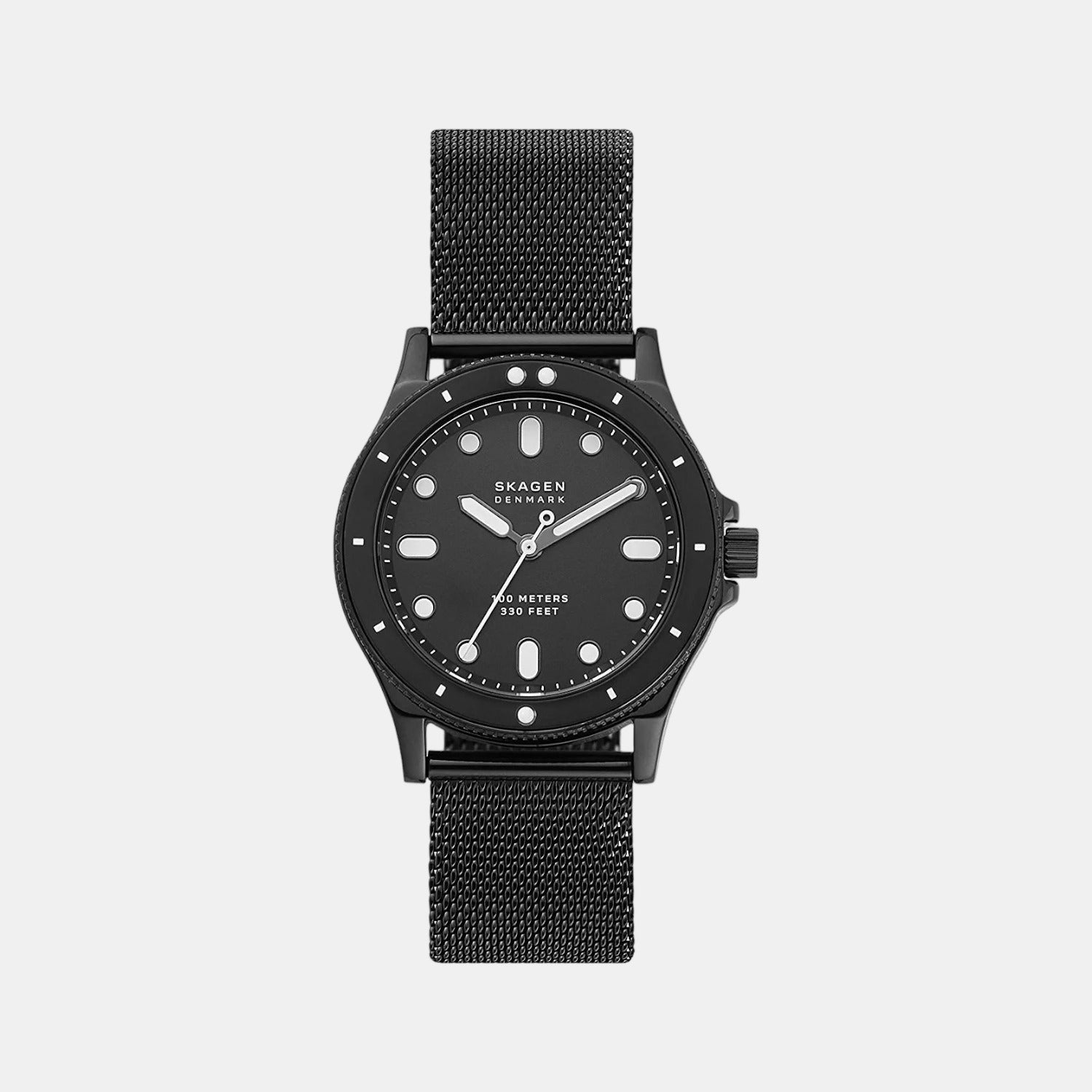 Skagen Round Black Analog watch