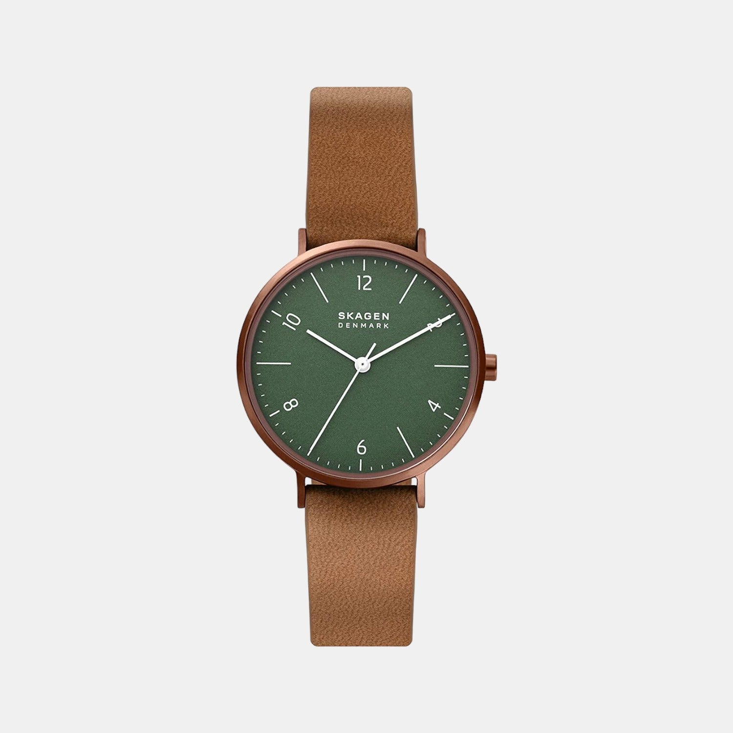 Skagen green face watch hot sale