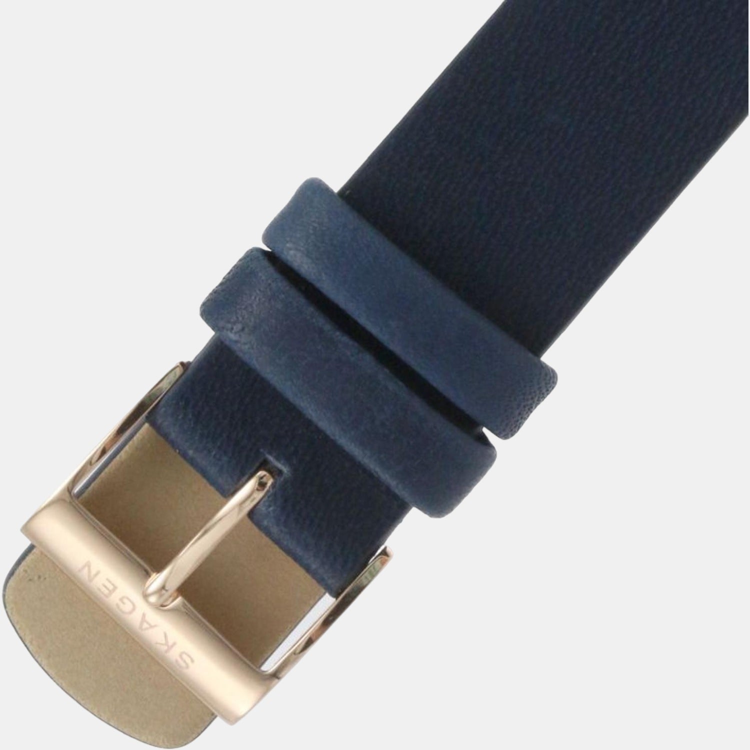 Skagen Leather Mother Of Pearl watch