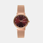 Skagen Round Red Analog watch