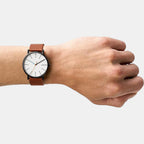 Skagen Leather White watch