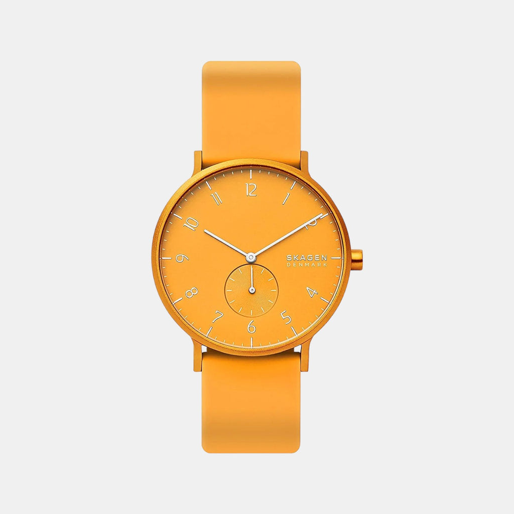 Skagen Round Yellow Analog watch